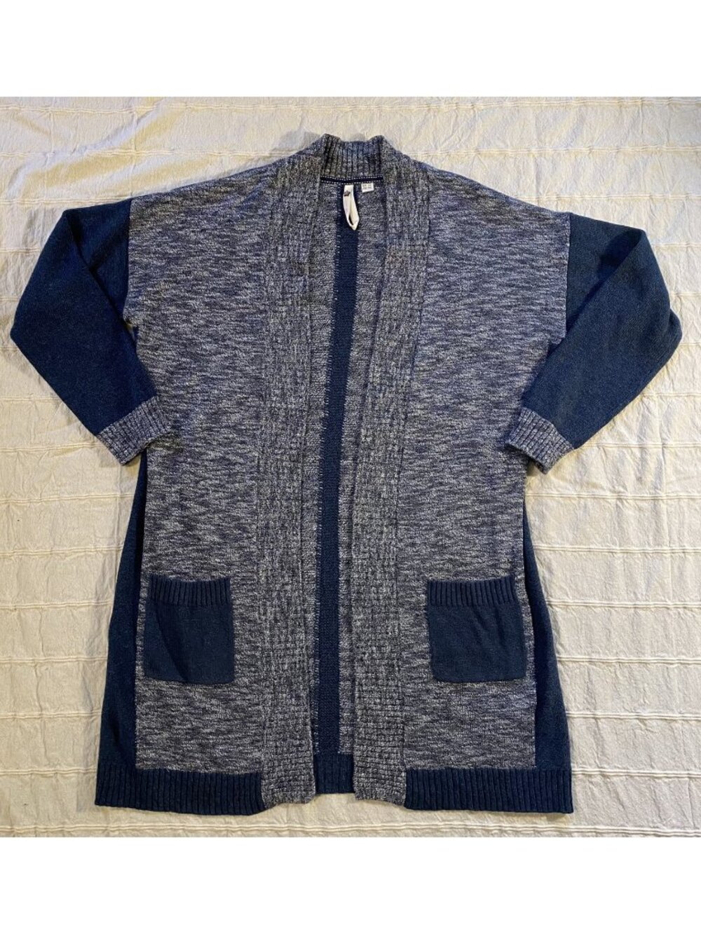White Stuff Patchwork Women’s US Size 10 (UK 12) Cardigan Linen Blend Sweater